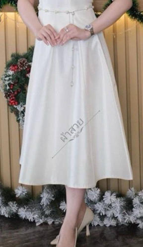Laos Thai Traditional Silk Skirt 6 Colors Available in 6 Sizes Style 37SK Skirts Elegant Thai Skirts Shiny Silk