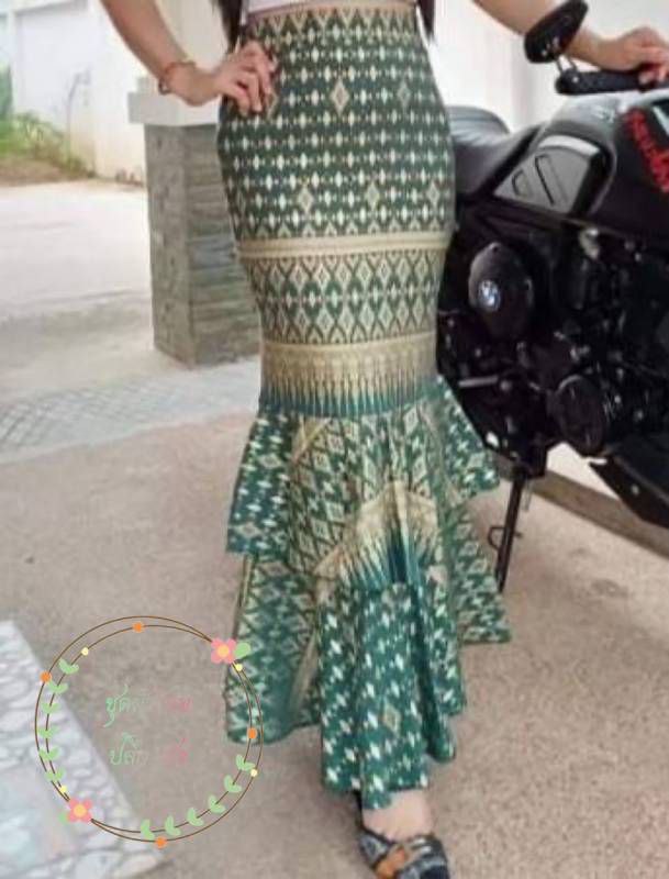 Thai Fish Tail Skirt 18 Colors Size 26 36 Hip 32 44 Drop 39