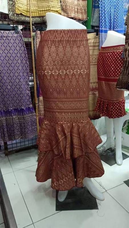 Thai Fish Tail Skirt 18 Colors Size 26 36 Hip 32 44 Drop 39