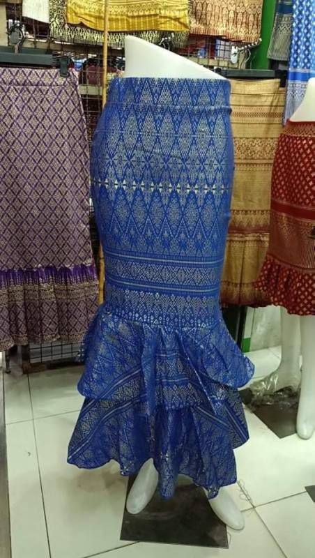 Thai Fish Tail Skirt 18 Colors Size 26 36 Hip 32 44 Drop 39
