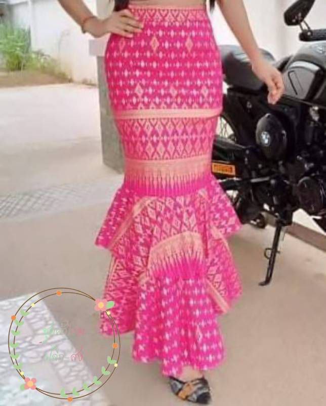 Thai Fish Tail Skirt 18 Colors Size 26 36 Hip 32 44 Drop 39