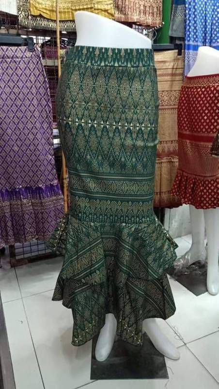 Thai Fish Tail Skirt 18 Colors Size 26 36 Hip 32 44 Drop 39