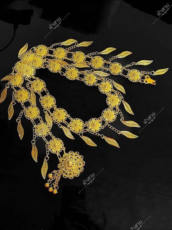 Thai Traditional Belts Handcrafted Silk Accessory
