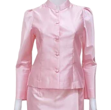 Thai Traditional Dress Chitralada Set Italian Silk Beautiful Shape