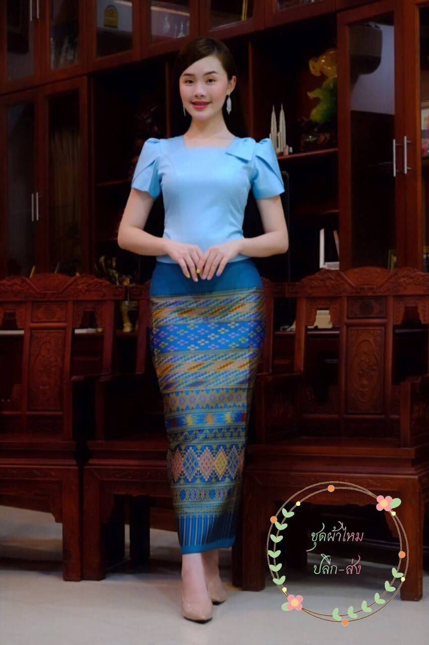 Thai Traditional Dress Silk Blouses