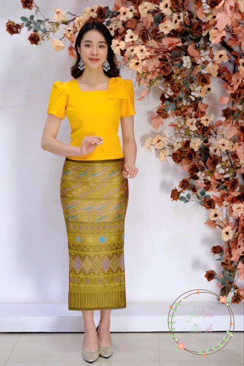 Thai Traditional Dress Silk Blouses