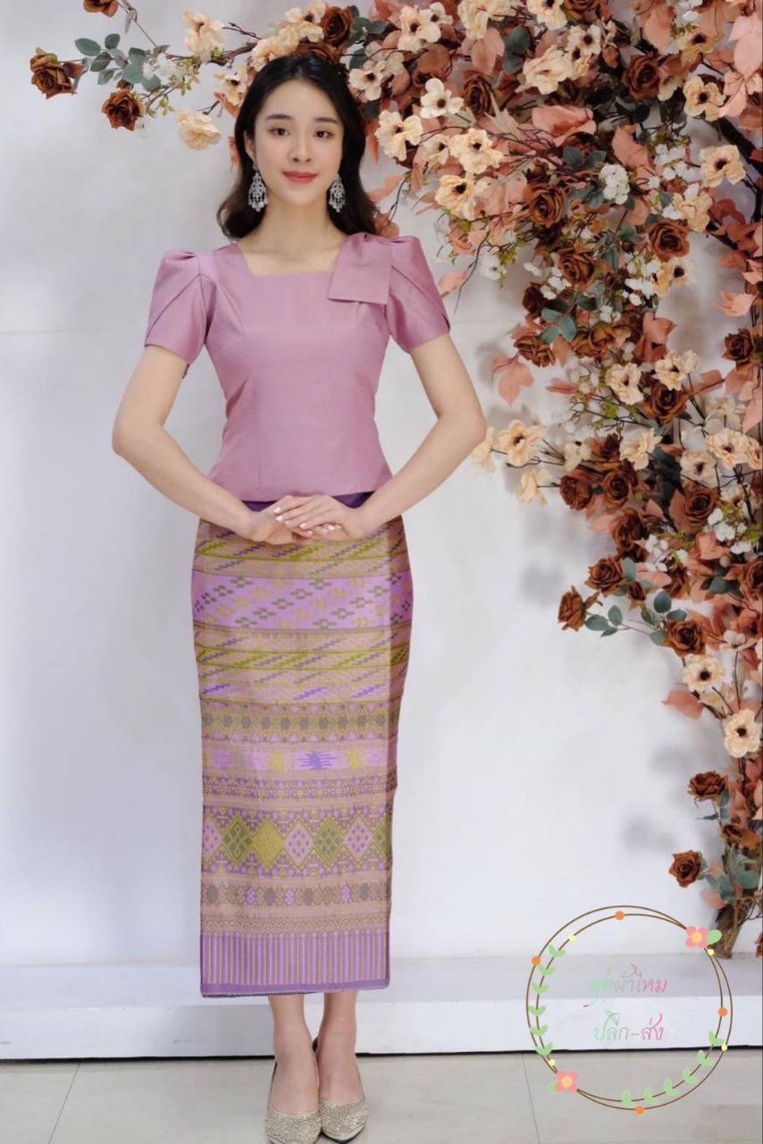 Thai Traditional Dress Silk Blouses