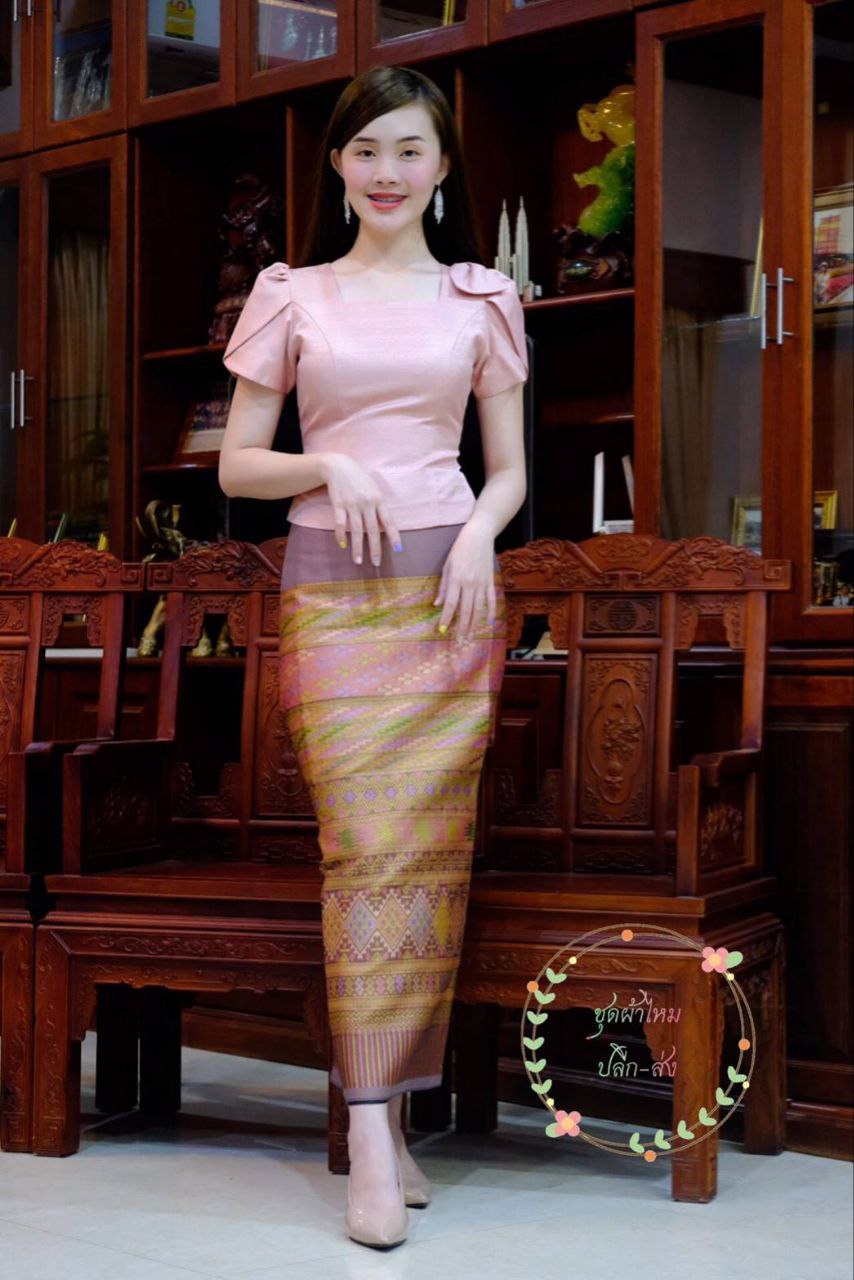 Thai Traditional Dress Silk Blouses