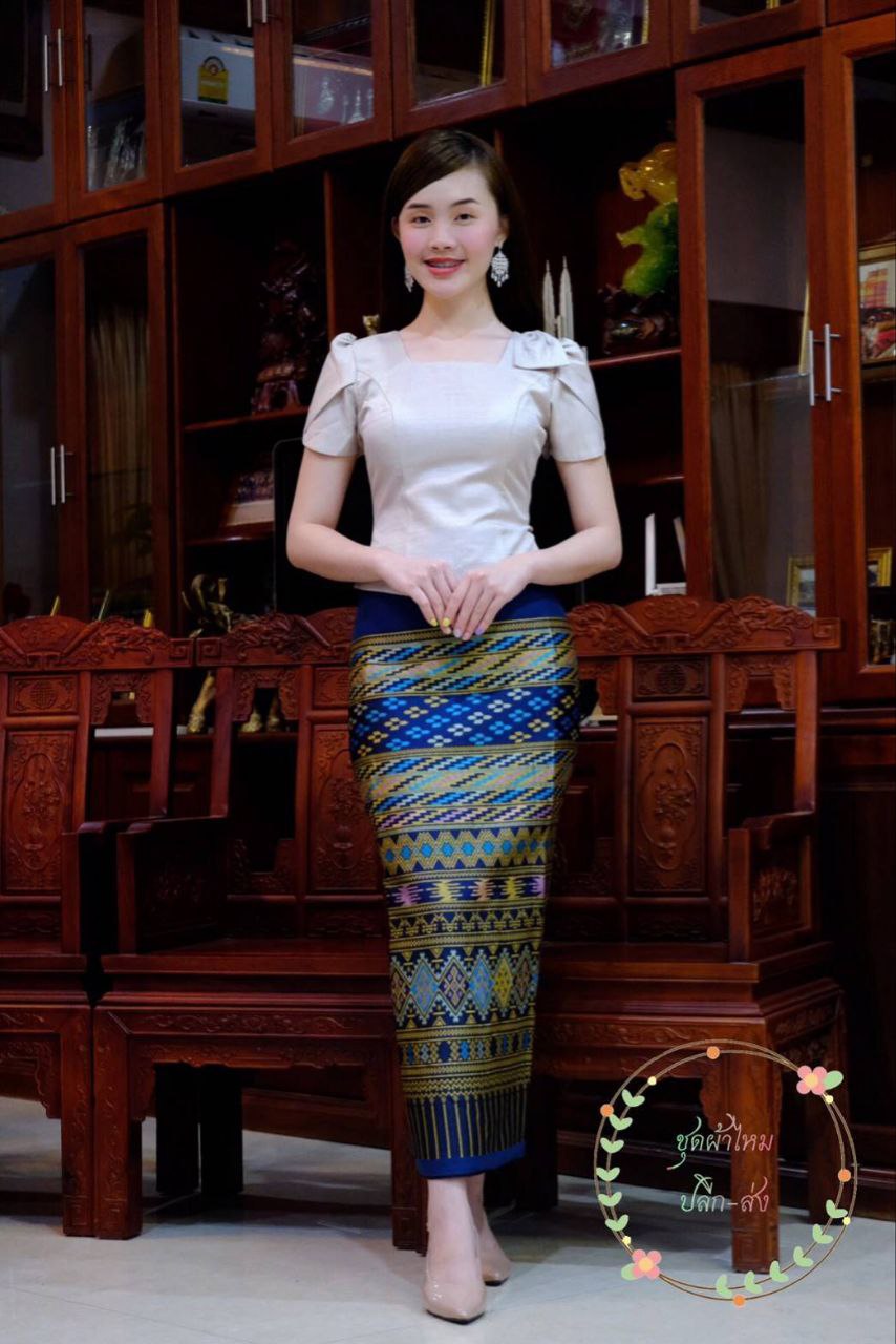Thai Traditional Dress Silk Blouses