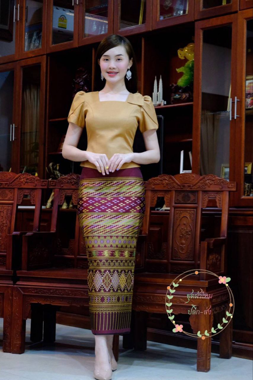 Thai Traditional Dress Silk Blouses