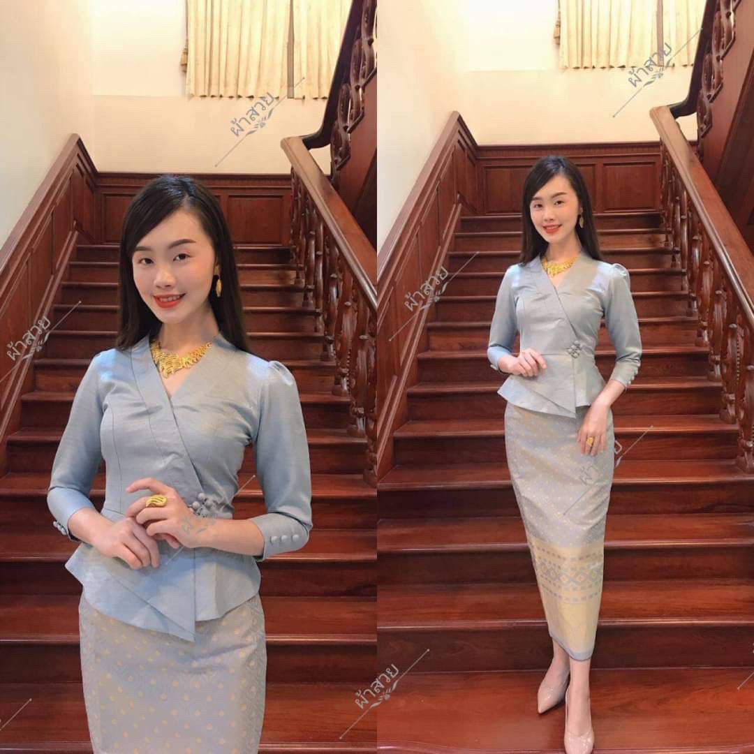 Thai Traditional Dress Silk Blouses