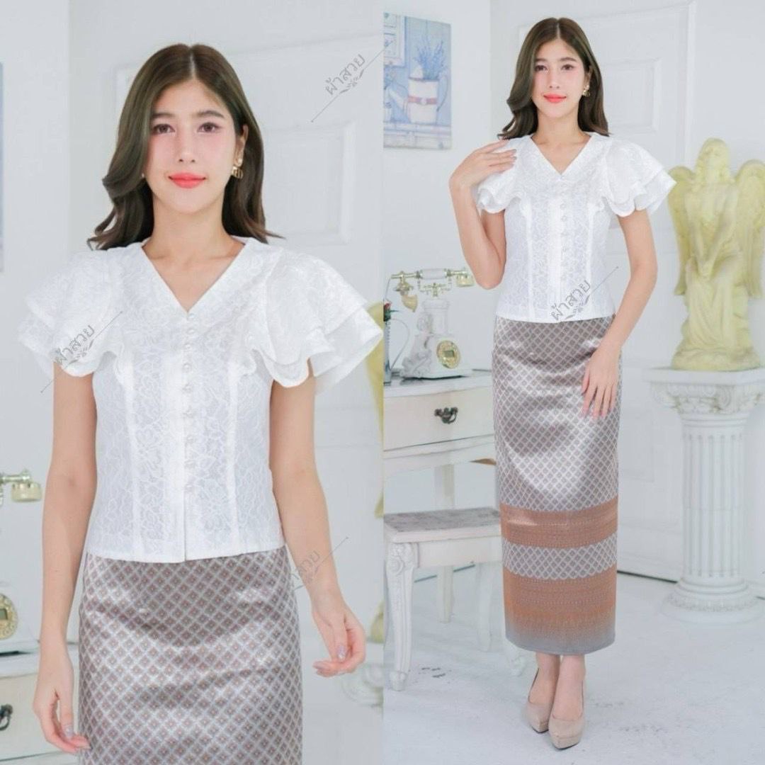 Thai Traditional Dress Silk Skirt