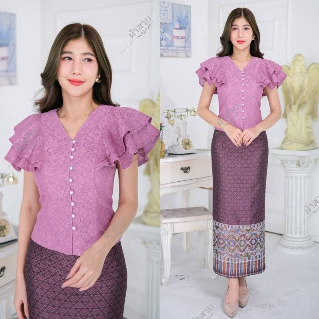 Thai Traditional Dress Silk Skirt