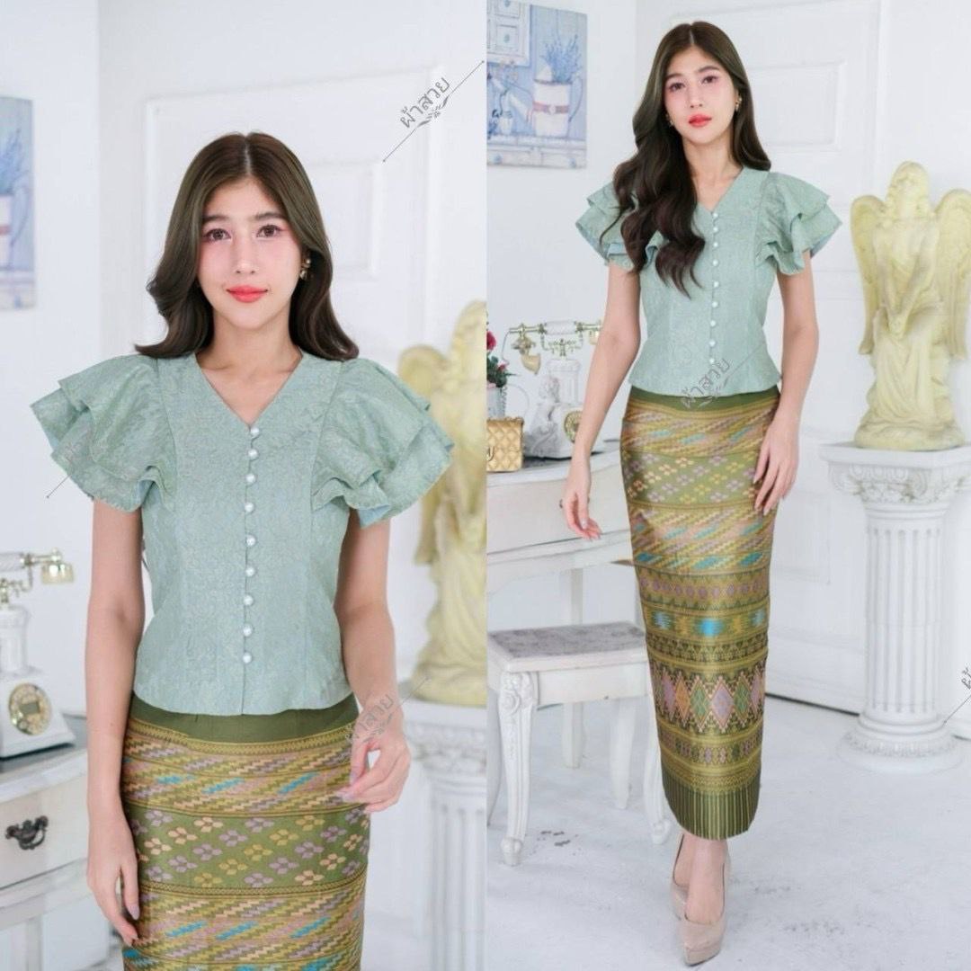 Thai Traditional Dress Silk Skirt