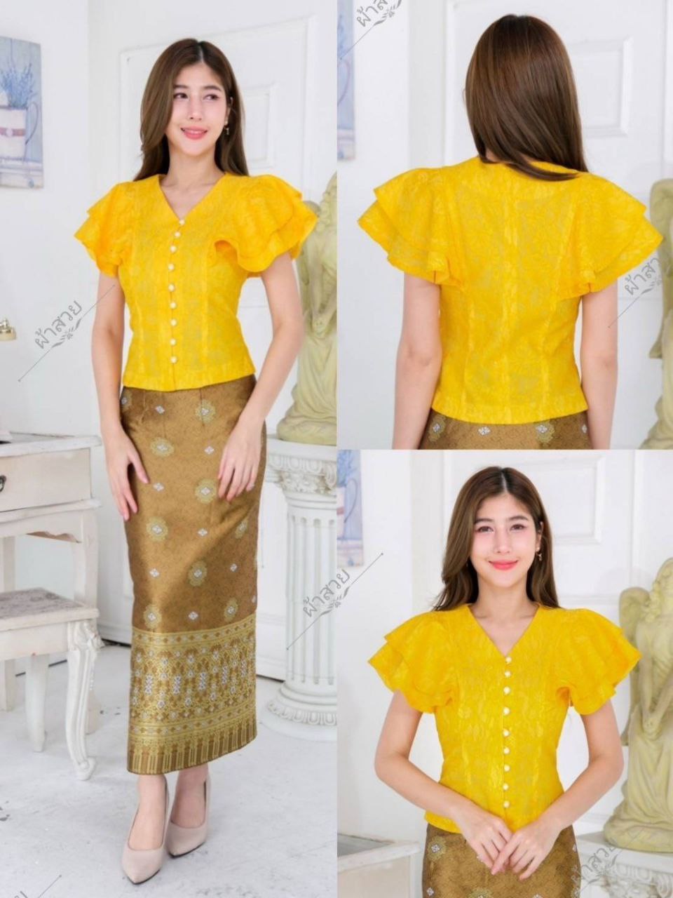 Thai Traditional Dress Silk Skirt