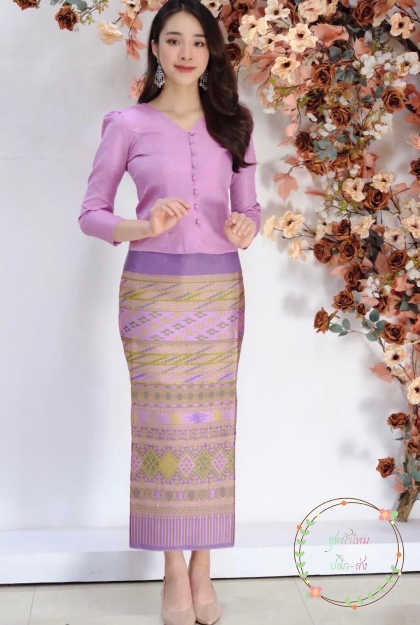 Beautiful Laos/Thai Traditional Silk Blouse, 8 Colors, Chest 32"- 46". Style #78 Thai Silk In Women's Tops & Blouses