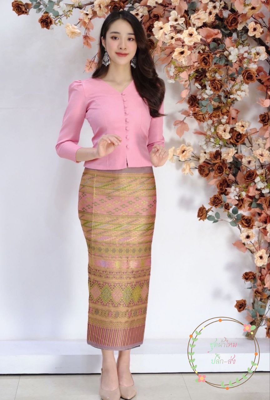 Beautiful Laos/Thai Traditional Silk Blouse, 8 Colors, Chest 32"- 46". Style #78 Thai Silk In Women's Tops & Blouses