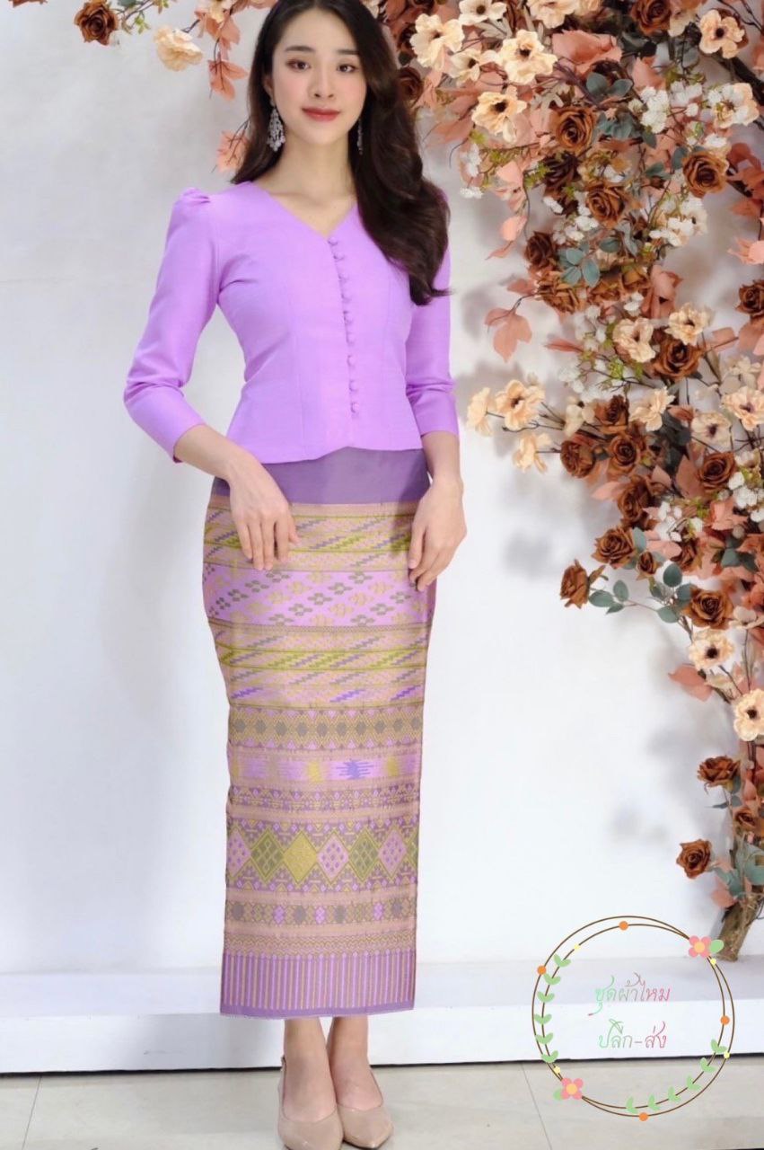 Beautiful Laos/Thai Traditional Silk Blouse, 8 Colors, Chest 32"- 46". Style #78 Thai Silk In Women's Tops & Blouses