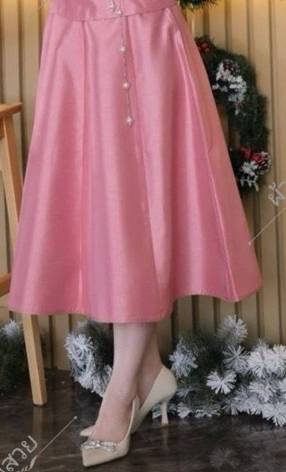 Laos Thai Traditional Silk Skirt 6 Colors Available in 6 Sizes Style 37SK Skirts Elegant Thai Skirts Shiny Silk