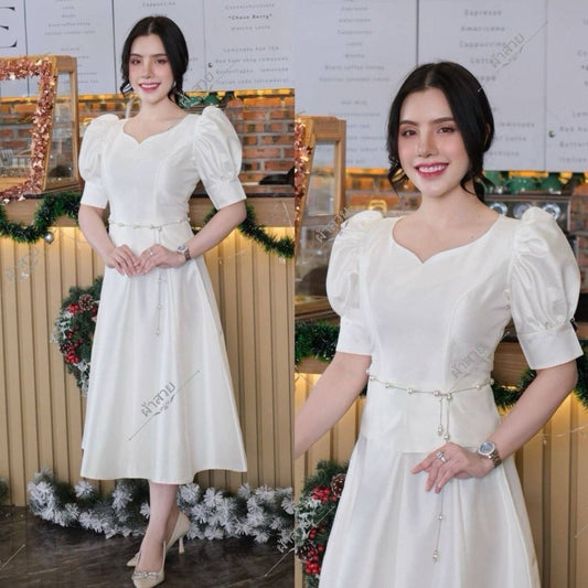 Laos Thai Traditional Silk Skirt 6 Colors Available in 6 Sizes Style 37SK Skirts Elegant Thai Skirts Shiny Silk