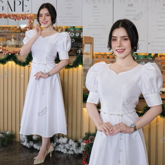 Laos Thai Traditional Silk Skirt 6 Colors Available in 6 Sizes Style 37SK Skirts Elegant Thai Skirts Shiny Silk