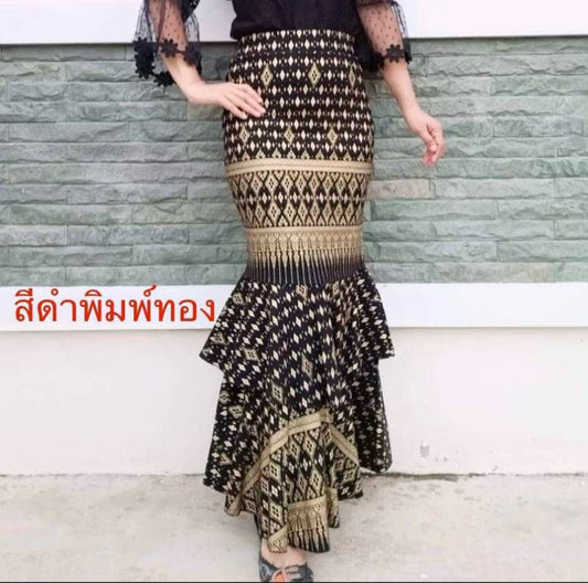 Thai Fish Tail Skirt 18 Colors Size 26 36 Hip 32 44 Drop 39