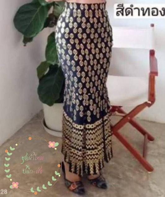 Thai Mermaid Skirt 4 Colors Size 26 38 Hip 30 40 drop 37.5