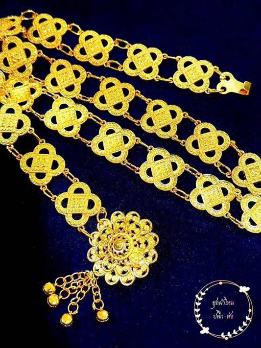 Thai Traditional Belts Handcrafted Silk Accessory