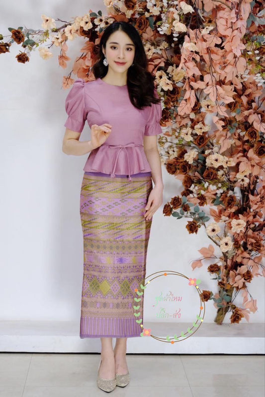 Thai Traditional Dress Silk Blouses