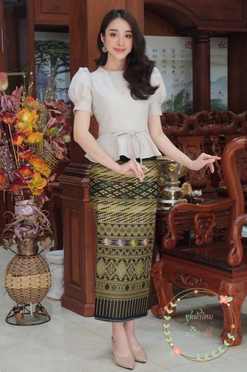 Thai Traditional Dress Silk Blouses