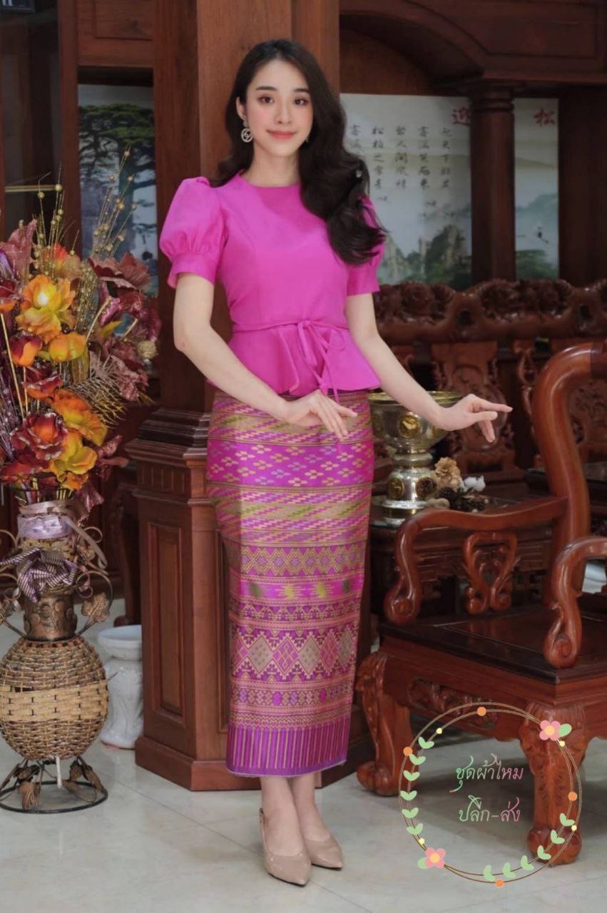 Thai Traditional Dress Silk Blouses