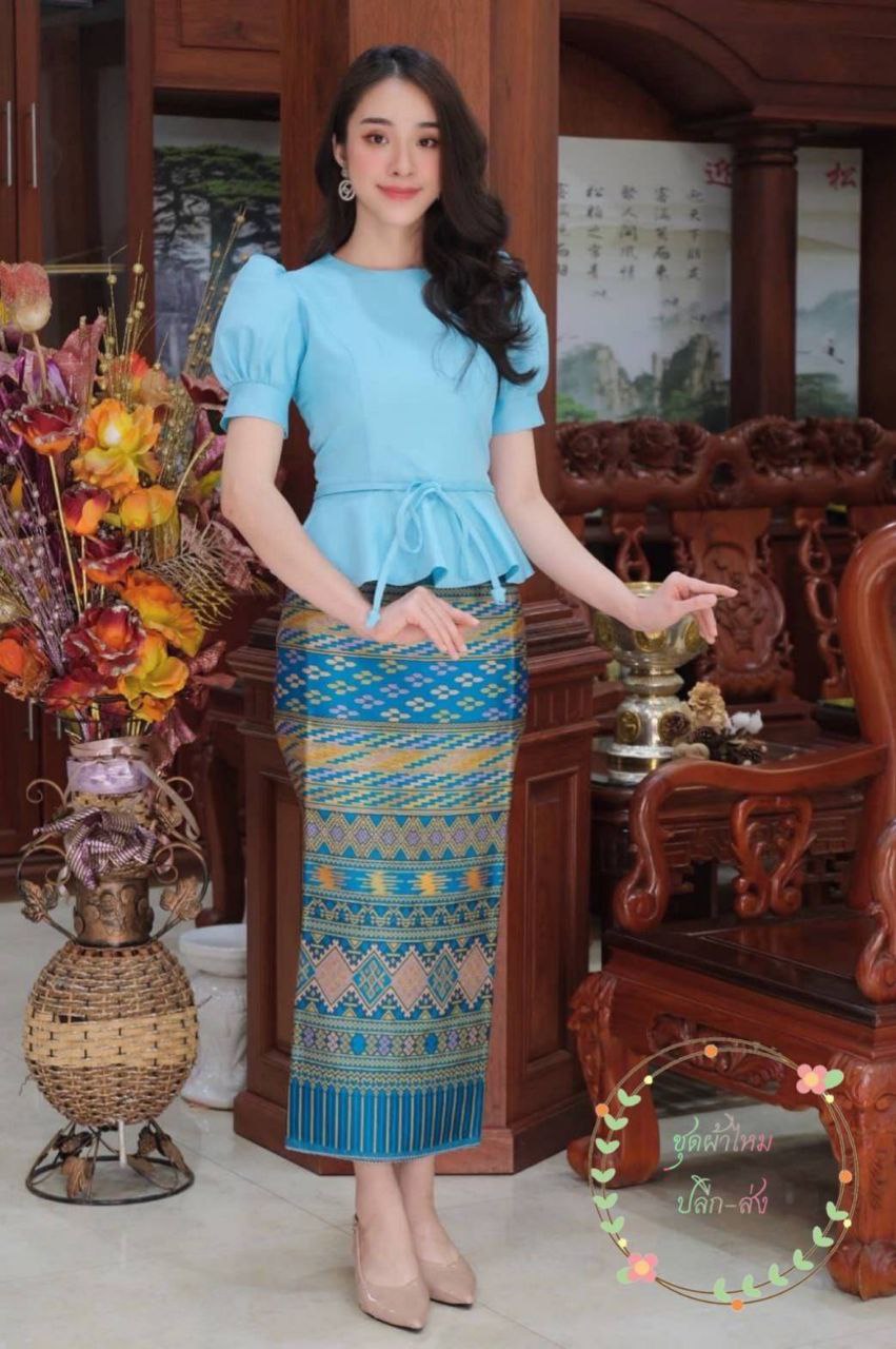 Thai Traditional Dress Silk Blouses