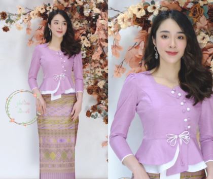 Thai Traditional Dress Silk Blouses