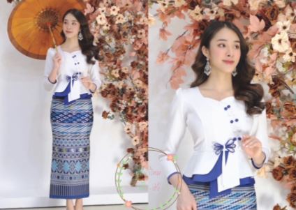 Thai Traditional Dress Silk Blouses