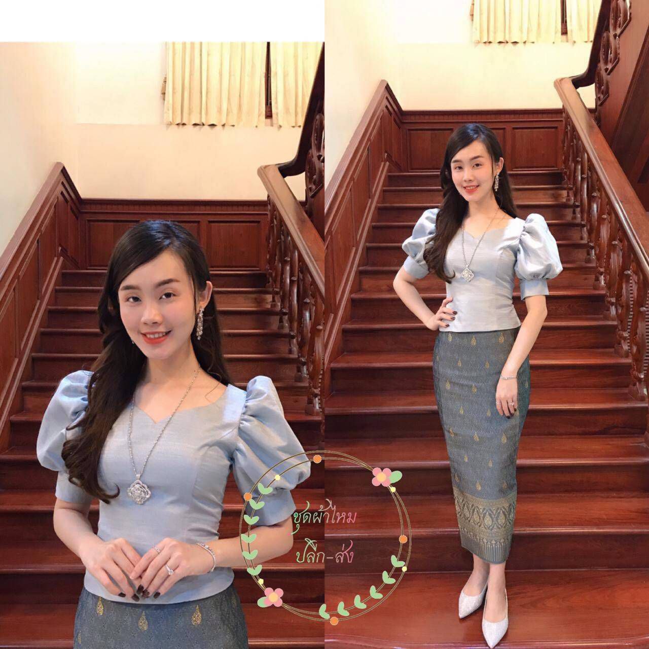 Thai Traditional Dress Silk Blouses