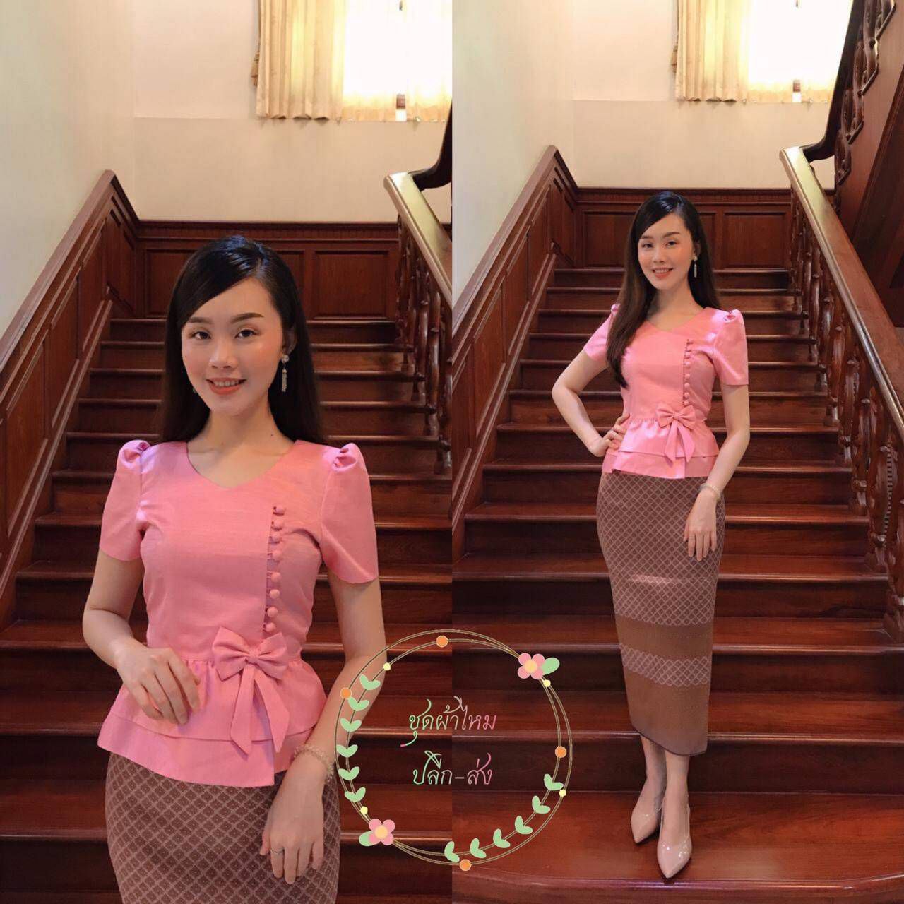 Thai Traditional Dress Silk Blouses