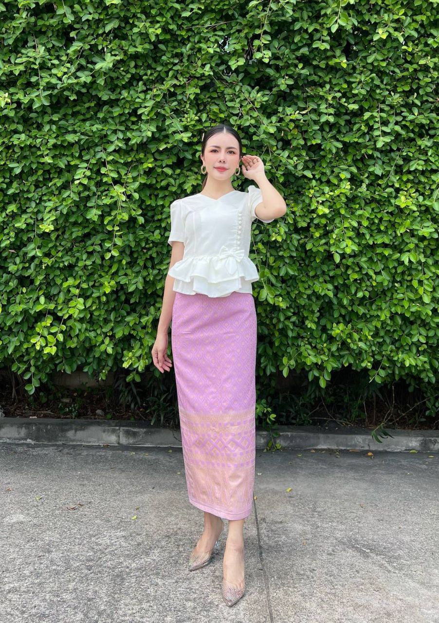 Thai Traditional Dress Silk Blouses